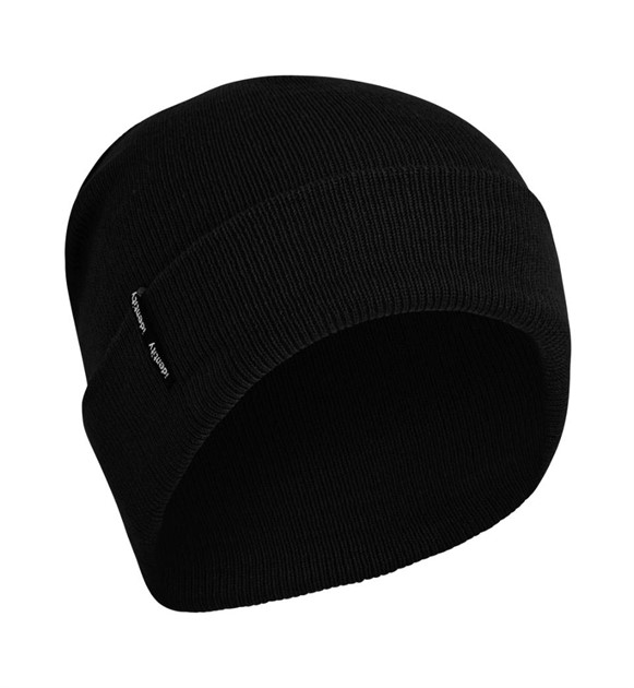 Stickad Mössa svart